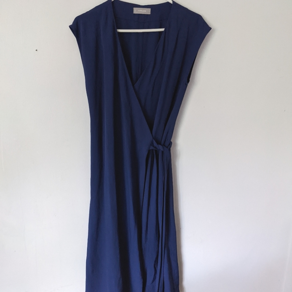 Everlane Japanese GoWeave Wrap Dress